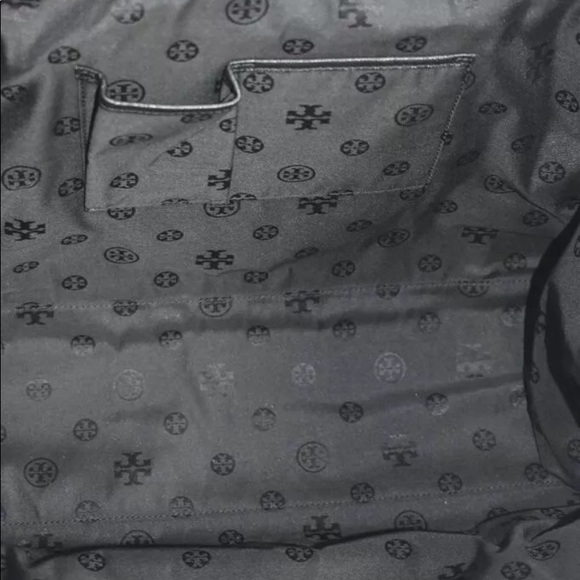 Tory Burch ella nylon tote black BAG LARGE new - Picture 9 of 10